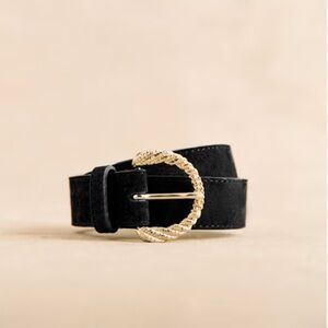 Sezane Thelma Belt Black - Size 85